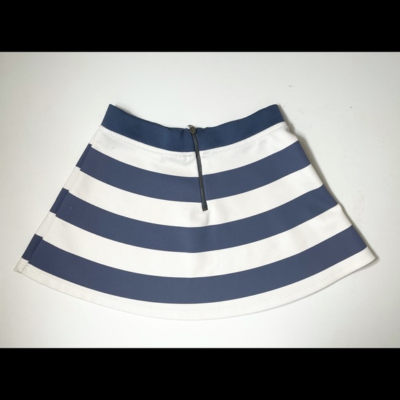 Zara Blue/White Girl’s Stripe skirt Size 3/4 - Picture 2 of 4